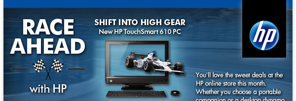 RACE AHEAD with HP