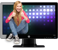 HP 2011x 20" LCD Monitor